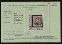 1855, 6d gray violet Consort on thick hard wove paper, ample to large ...