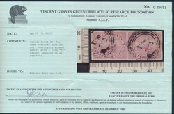 1857, ½d rose Queen Victoria on vertically ribbed paper, a striking ...