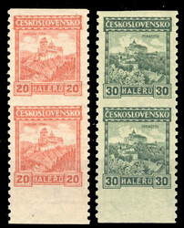 1926, 20h and 30h vertical pairs, imperforate horizontally, never ...