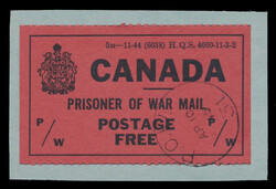 1944, Prisoner of War Frank, Department of National Defense issue, ...