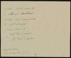 Chalon, Alfred Edward, autograph letter signed, an undated letter ...