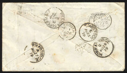 1879 (July), Victoria B.C. to England, forwarded cover with 1d Penny ...