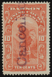 1902–1907, 10c to $3 orange Dawson Mining Court, a complete used ...