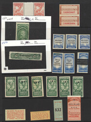 Newfoundland, 1907–1945, group of 20 tobacco-related revenue stamps ...