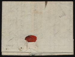1764 (March 10), La Rochelle, France, to Montreal, stampless folded ...
