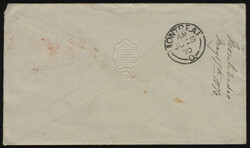 1870 (May 17), Montevideo, Uruguay, to Montreal, stampless cover, ...
