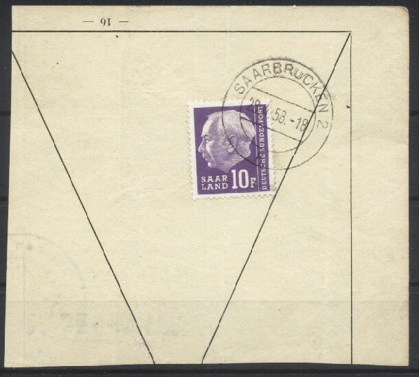 10 Fr. Heuss mit F. als Gebühr für die Zulassung einer Überweisung ...