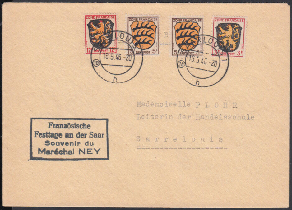 'Französische Festtage an der Saar / Souvenir du Maréchal NEY', ...