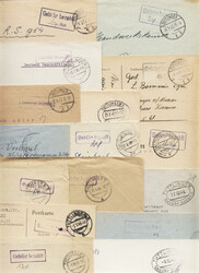 TUTTLINGEN 1 und 2 , 19 Briefe und Karten aus 1945/48 mit diversen ...