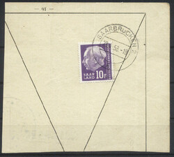 10 Fr. Heuss mit F. als Gebühr für die Zulassung einer Überweisung ...