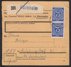 106800: Germany West, Zip Code W-67, 680 Mannheim