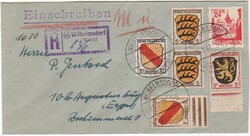 (14b) Wilhelmsdorf (Württ), klarer viol. R-Stempel auf Ebf. mit vs. ...