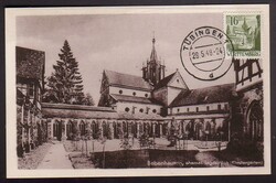 16 Pf. Bebenhausen auf entsprechender Maximumkarte TÜBINGEN 1 / 28.5 ...