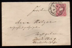 KARLSRUHE IN BADEN 2 / * a / 24.3.80, Klaucke-Stempel (Nr. 84, Mi. 35 ...