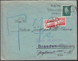 DRESDEN-ALTSTADT / 1.8.31, 8 Pf. Ebert auf vorgedr. Ortsbrief, ...