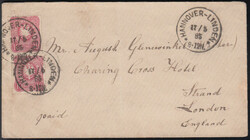 HANNOVER-LINDEN / 17.5.85, 3 klare Klaucke-Stempel auf etwas ...