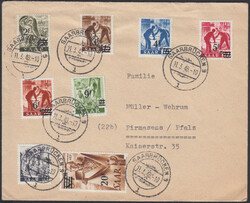 14 Fr. auf 60 Pf. Neuauflage, mit durch schwachem, sehr trockenem ...