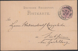 KARLSRUHE IN BADEN 2 / * a / 25.4.79, klarer Klaucke-Stempel in ...