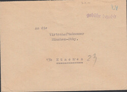 (LAM), undatierter Brief ohne Aufgabestempel (wohl 1946) und ...
