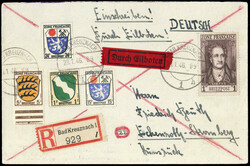 BAD KREUZNACH 1 / 29.1.46, Eil-Ebf. in den Landzustellbezirk von ...