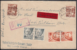 KIRN / 30.9.48, Eil-Ebf. noch zum alten Tarif portorichtig mit ...