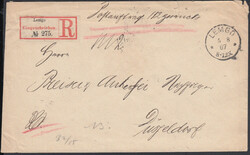LEMGO / 5.8.87, Umschlag als Postsache mit handschr. 'Postauftrag 112 ...