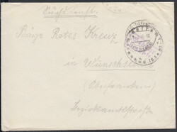 DREIS-TIEFENBACH (KR. SIEGEN) / 31.5.46, viol. R2 'Gebühr bezahlt' ...