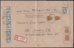 WAHLWIES (KR. STOCKACH) / 1.4.46, Vorderseite (22,5 x 14,5 cm) eines ...