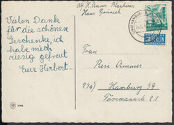 8 D.Pf. 2. Ausgabe einzeln in Verwendung in der Bizone mit NOB auf ...