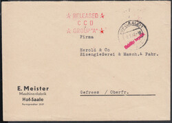 ' * RELEASED * / CCD / * GROUP 'A' * ', roter Maschinen-L3 (Riemer ...