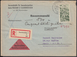 60 Fr. Landsweiler einzeln auf Doppel-Ebf. per NN ...