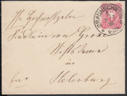 BRAUNSCHWEIG 1 / + e / 5.7.85, Klaucke-Stempel mit verstümmeltem ...