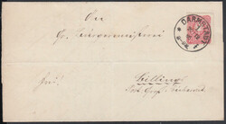 DARMSTADT 1 / * f / 20.12.86, Klaucke-Stempel klar auf Brief mit 10 ...