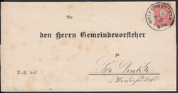 WOLFENBÜTTEL / 24.6.88, klarer Klaucke-Stempel auf etwas fleckigem ...