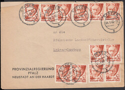 2 Pf. Beethoven 2. Ausgabe, zwölf Werte (sechs waager. Paare) auf ...