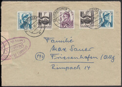 'DOUANES FRANCAISES / SARREBRUCK 2 / C. de Controle', viol. ...