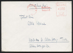 OSNABRÜCK 1 / 20.3.48, umgearbeiteter Abs.Freistpl. mit Wertrahmen ...