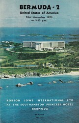            ROBSON LOWE SALES NOVEMBER 1975 HELD IN BERMUDA OFFERING ...