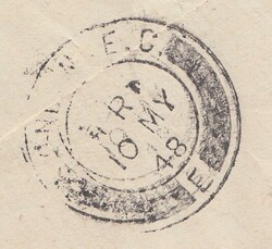 1948 EXPRESS MAIL LONDON TO GRAVESEND/LIBERATION ISSUE. Envelope from ...