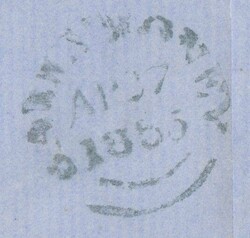 PL.3 (HJ)(SG24) ON COVER. A fine 'Inter banking' entire to the ...