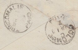  1879 8D ORANGE (SG156)(DB) ON COVER EXETER TO CEYLON. Envelope ...