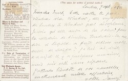 1911 FIRST OFFICIAL U.K. AERIAL POST/LONDON POST CARD IN RED-BROWN TO ...