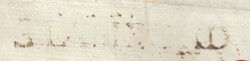 1783 MAIL STAMFORD TO LINCOLN WITH 'STAMFORD' HAND STAMP (LI987). ...