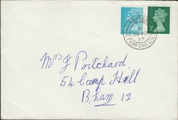 1975 MAIL KETTON (STAMFORD, LINCS) TO BIRMINGHAM. Envelope to ...