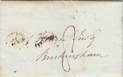 1822 MAIL LONDON TO BUCKINGHAM WITH LONDON DATE STAMP TYPE L19a. Fine ...