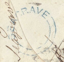  1857 DIE 2 1D PL.49 PALE ROSE ON TRANSITIONAL PAPER (SPEC C9(4)(EC) ...