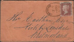            1856 MAIL LIVERPOOL TO KIRKBY LONSDALE 'MISSENT TO' ...