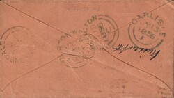            1856 MAIL LIVERPOOL TO KIRKBY LONSDALE 'MISSENT TO' ...