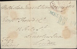 1816 FREE FRONT MELKSHAM, WILTS TO LONDON WITH 'MELKSHAM/99' MILEAGE ...