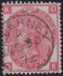 1872 3D ROSE PL.8 (SG103) GOOD USED. Good used 1872 3d rose pl.8 ...